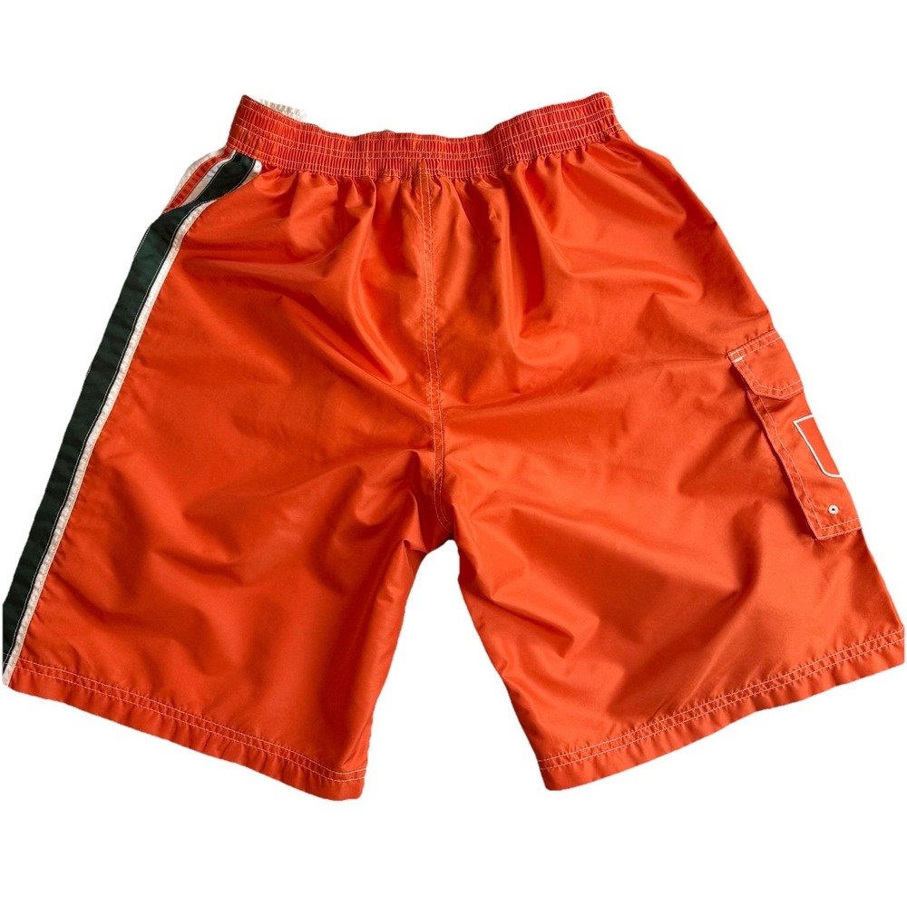 G-III Carl Banks Miami‎ Hurricanes Orange Swim Trunks Board Shorts Mens NCAA XL - Picture 3 of 10